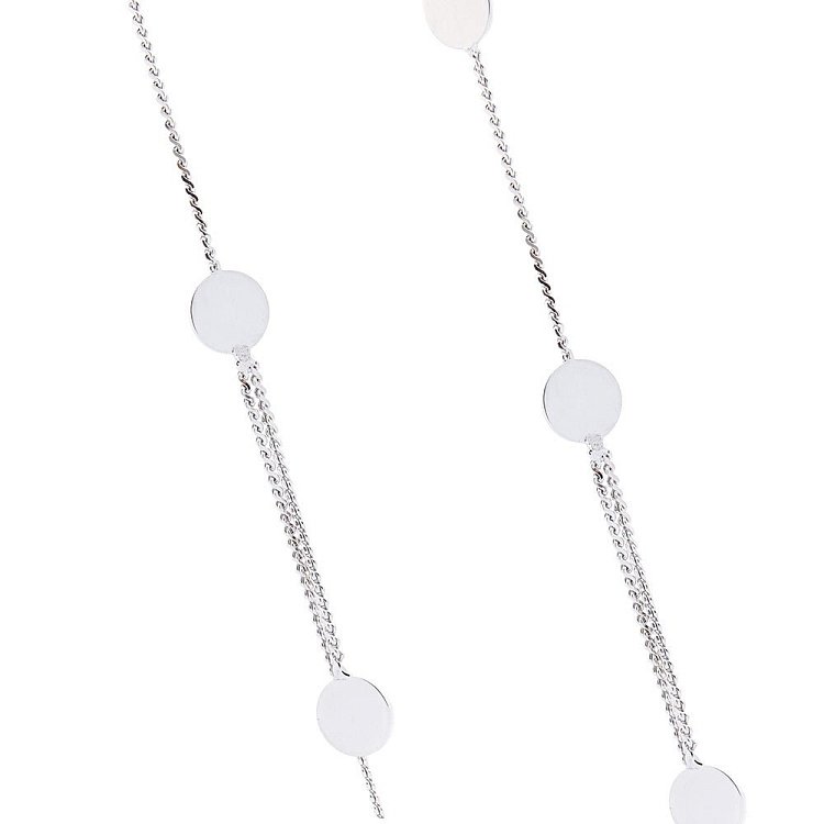 Серебряные серьги с кружочками 122297 от ювелирного магазина Оникс - 1