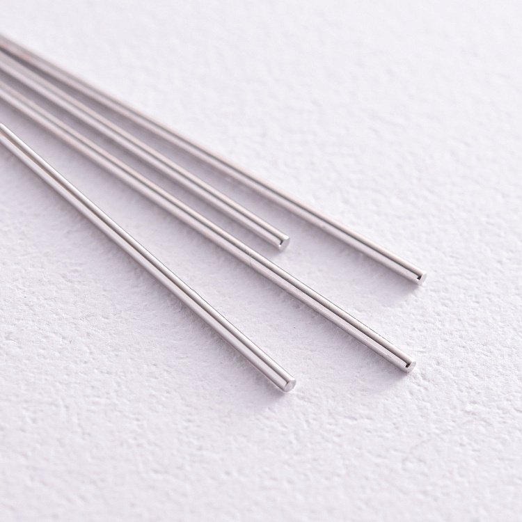 Сережки - протяжки у білому золоті с08016 від ювелірного магазину Онікс - 3