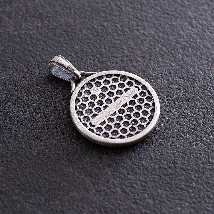 Срібний кулон "Георгій Переможець" (можливе гравіювання) 133180 від ювелірного магазину Онікс - 9