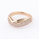 Золотое кольцо с бриллиантами кит0295 от ювелирного магазина Оникс - 1