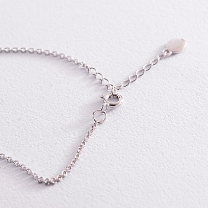 Браслет "Два мальчика" в белом золоте (возможна гравировка) з2089б №4