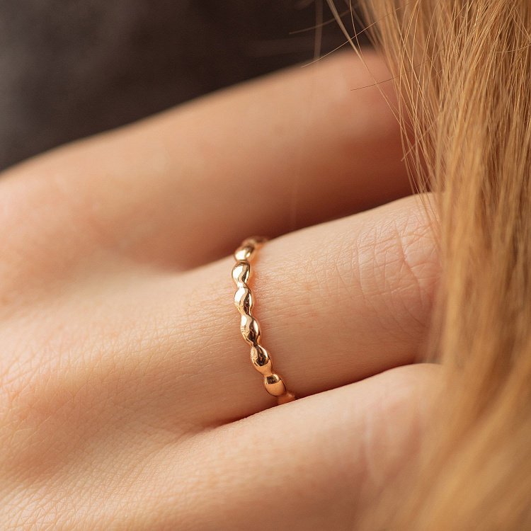 Каблучка "Міллі" у червоному золоті к07540 від ювелірного магазину Онікс - 5