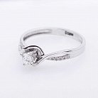 Помолвочное кольцо с бриллиантами кб03032 от ювелирного магазина Оникс - 2