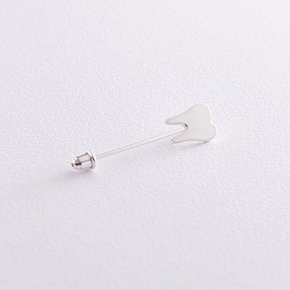 ﻿Медичний значок "Зуб" в сріблі 20049 №9