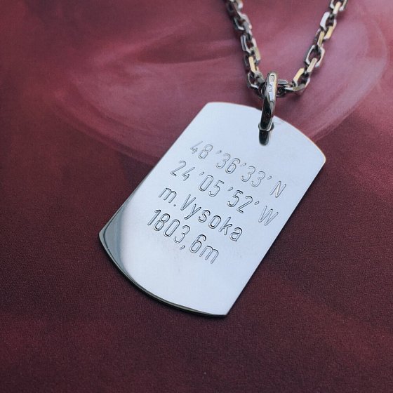 Серебряный жетон (маленький) 133349 №2