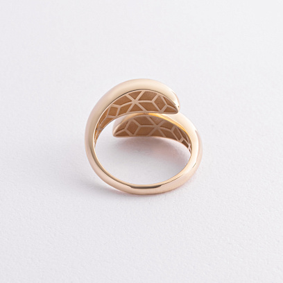 Каблучка "Rosemarie" у жовтому золоті к08271 №3