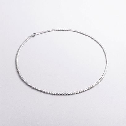 Серебряная цепочка (снейк) 4мм 15230-4