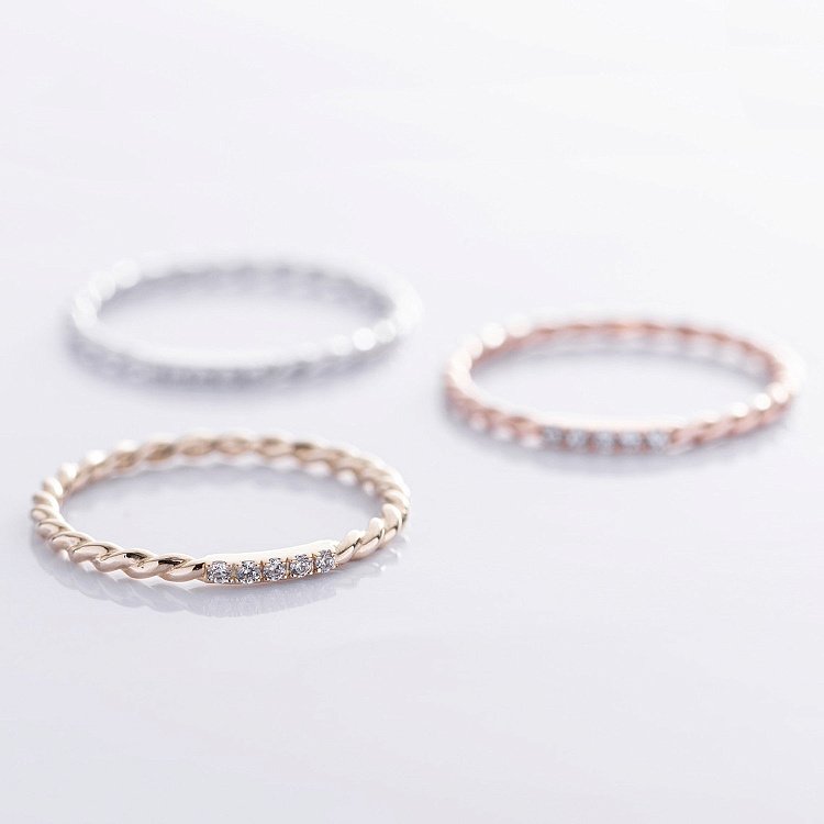 Кольцо "Мелоди" с фианитами (белое золото) к07548 от ювелирного магазина Оникс - 7