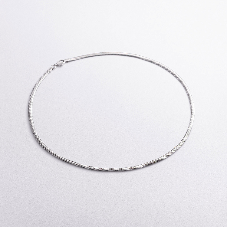 Серебряная цепочка (снейк) 4мм 15230-4 от ювелирного магазина Оникс