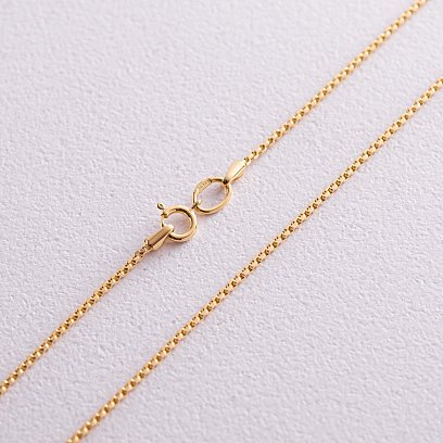 Ланцюжок плетіння Венеція - 1мм (жовте золото) ц00243-1