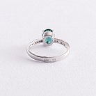 Серебряное кольцо с кварцом и фианитами 1339/1р-QGR от ювелирного магазина Оникс - 3