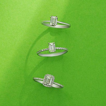 Заручальна золота каблучка з діамантом 241931121 №5