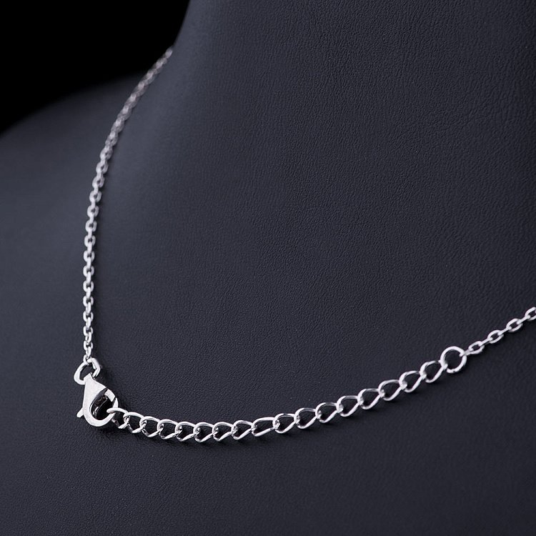 Серебряное колье с фианитами 18506 от ювелирного магазина Оникс - 2