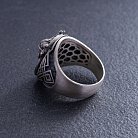 Серебряное кольцо "Викинг с топорами" 423 от ювелирного магазина Оникс - 9