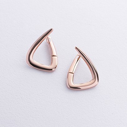 Серьги "Ember" в красном золоте с08619