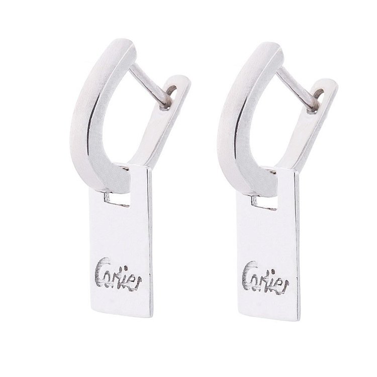 Серебряные серьги на английской застежке 122404 от ювелирного магазина Оникс