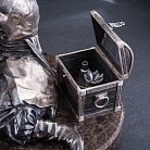 Серебряная фигура ручной работы "Счастье козака" сер00044к от ювелирного магазина Оникс - 3