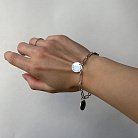 Срібний браслет "Ланцюжок з монетами" (можливе гравіювання) 141591 от ювелирного магазина Оникс - 3