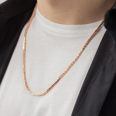 Мужская золотая цепочка ц00499 №3