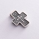 Голгофский крест в серебре (позолота, чернение) 13327 от ювелирного магазина Оникс - 3