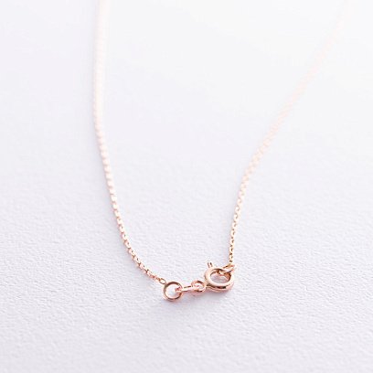 Кольє "Зірочки" в червоному золоті кол01715 №5