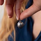Серебряная подвеска "Купидон в орешке" ручной работы 133142 от ювелирного магазина Оникс - 2