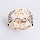 Золотое кольцо с фианитами к04710 от ювелирного магазина Оникс - 2