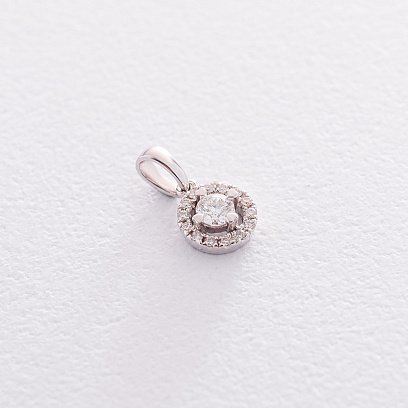 Золотая подвеска с бриллиантами пб0197са