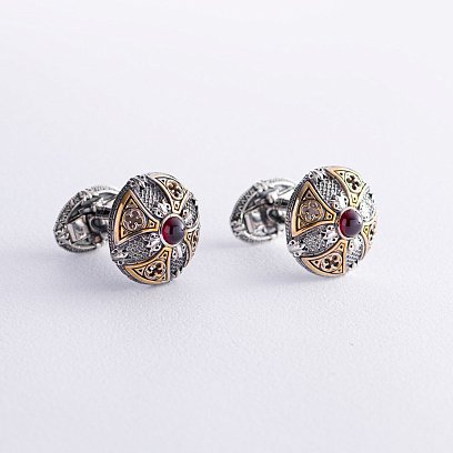 Серебряные запонки "Gothic premium" zaponki2 №3