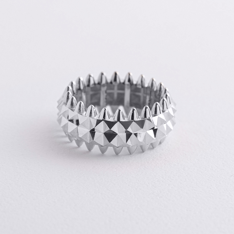 Кольцо "Pauline" в белом золоте к08341 от ювелирного магазина Оникс - 2