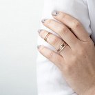 Золотое кольцо на две фаланги к05512 от ювелирного магазина Оникс