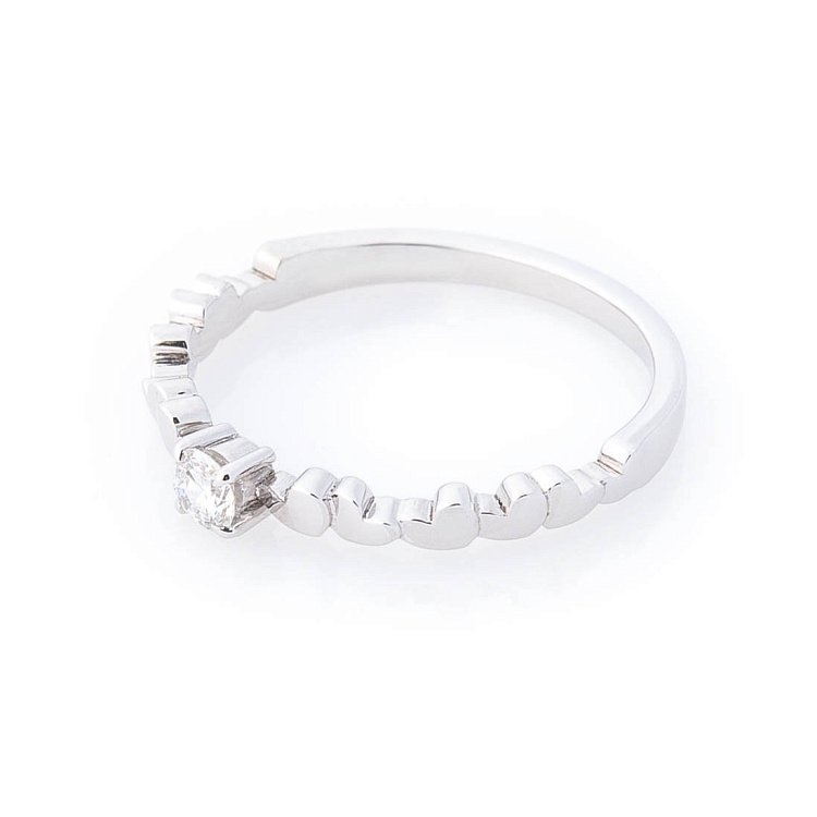 Золотое кольцо с бриллиантом zberdk136282 от ювелирного магазина Оникс - 2