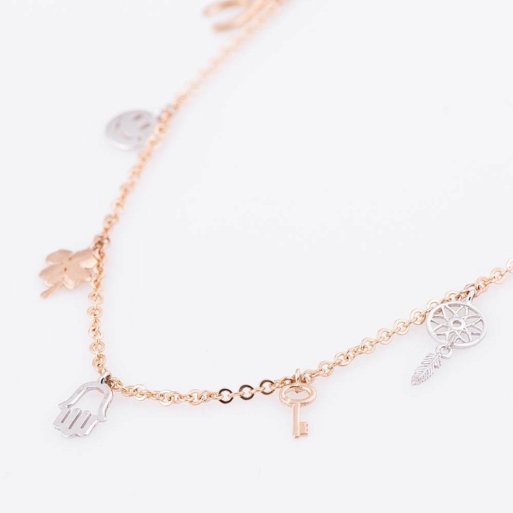 Золотий браслет на ногу б02720 від ювелірного магазину Онікс