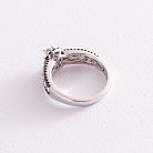 Кольцо золотое (бриллианты) к473 от ювелирного магазина Оникс - 4