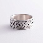 Серебряное кольцо "Морской узел викингов" 112709 от ювелирного магазина Оникс - 18
