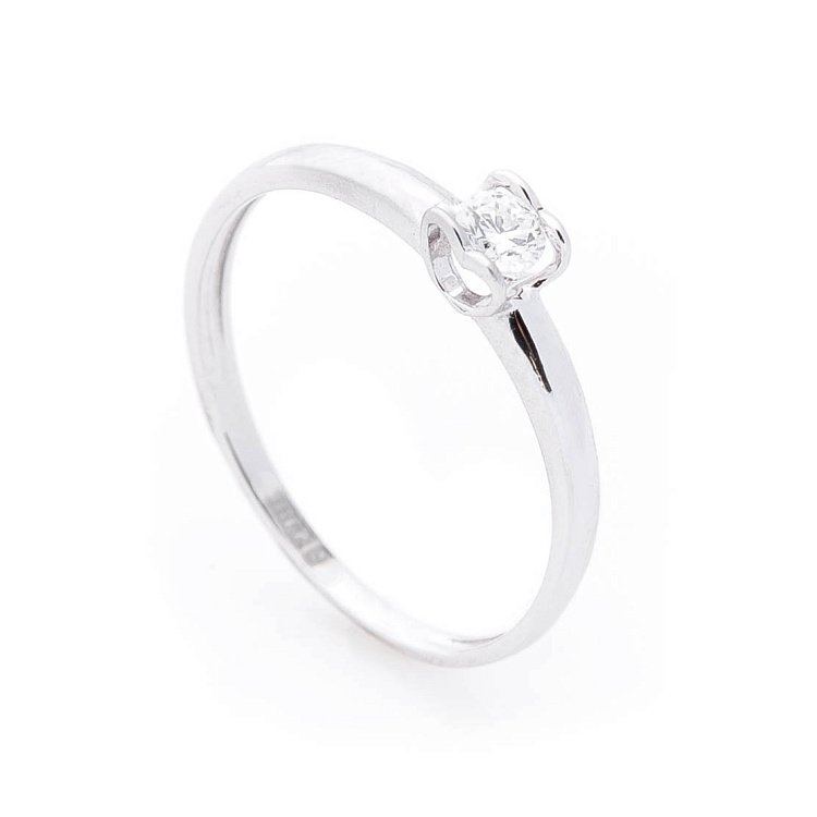 Золотое помолвочное кольцо (бриллиант) кб0157 от ювелирного магазина Оникс