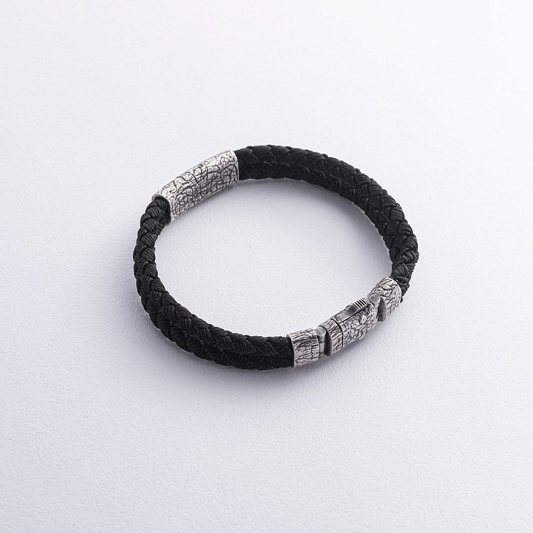 Чоловічий срібний браслет з хрестом 1309 від ювелірного магазину Онікс - 5