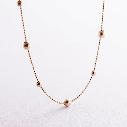 Браслет "Кульки" в ﻿жовтому золоті б04889 №3