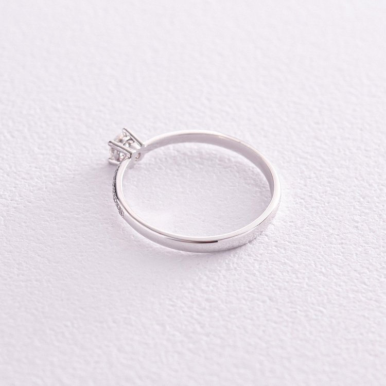 Заручальна золота каблучка з діамантами 227811121 від ювелірного магазину Онікс - 4