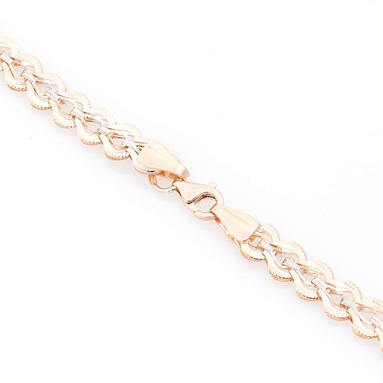 Ажурна золоте кольє без каменів кол00484 від ювелірного магазину Онікс - 2