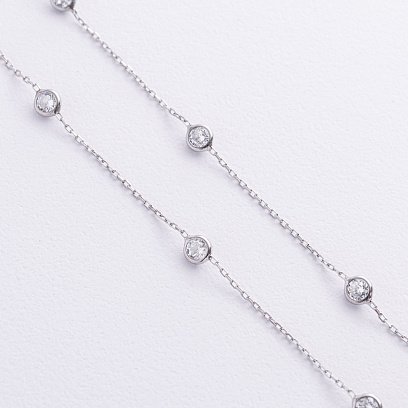 Срібний браслет з фіанітами 905-01592 №3