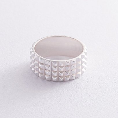 Широка срібна каблучка "Б'янка" 112692 №12