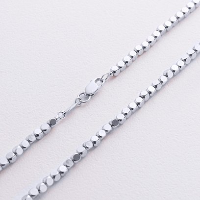 Кольє "Кубики" (біле золото) кол01532