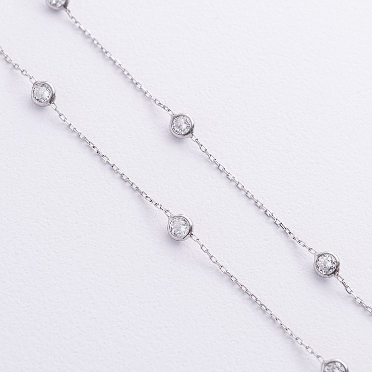 Срібний браслет з фіанітами 905-01592 від ювелірного магазину Онікс - 2