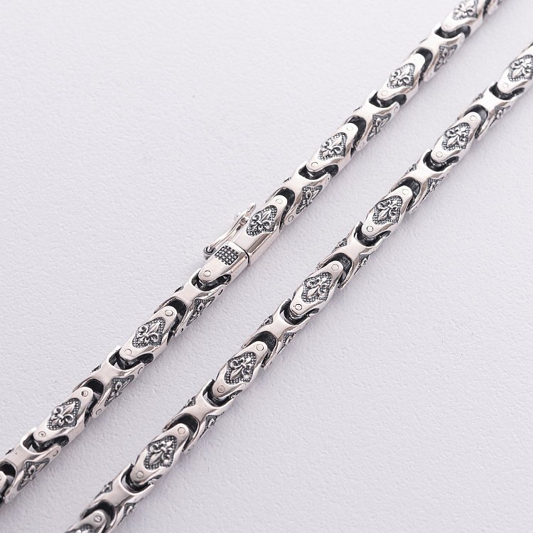 Мужская серебряная цепочка 525ц от ювелирного магазина Оникс - 4