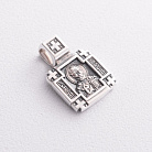 Серебряная ладанка "Святитель Николай. Ангел Хранитель" 13444 от ювелирного магазина Оникс