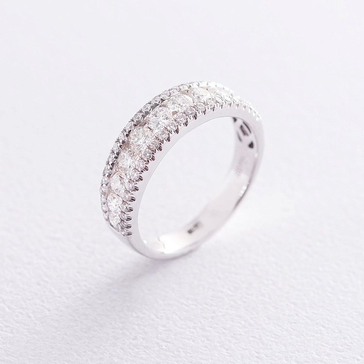 Золота каблучка з діамантами кб0255mi від ювелірного магазину Онікс