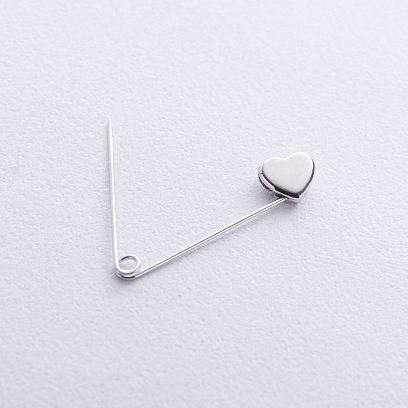 Золота шпилька "Сердечко" зак00353 №4