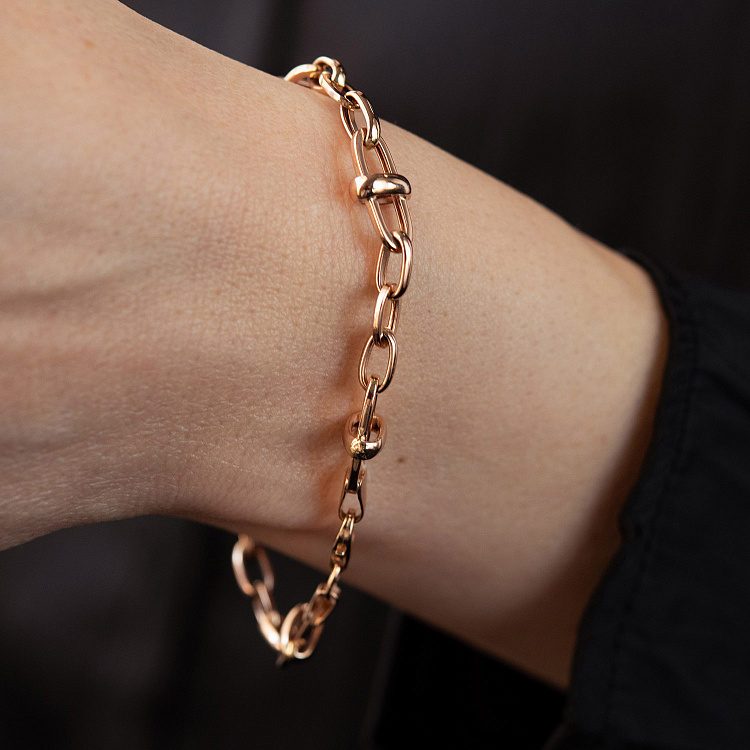 Браслет "Camila" у червоному золоті б05646 від ювелірного магазину Онікс - 2