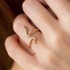 Кольцо "Змея" в красном золоте к07993 от ювелирного магазина Оникс - 5
